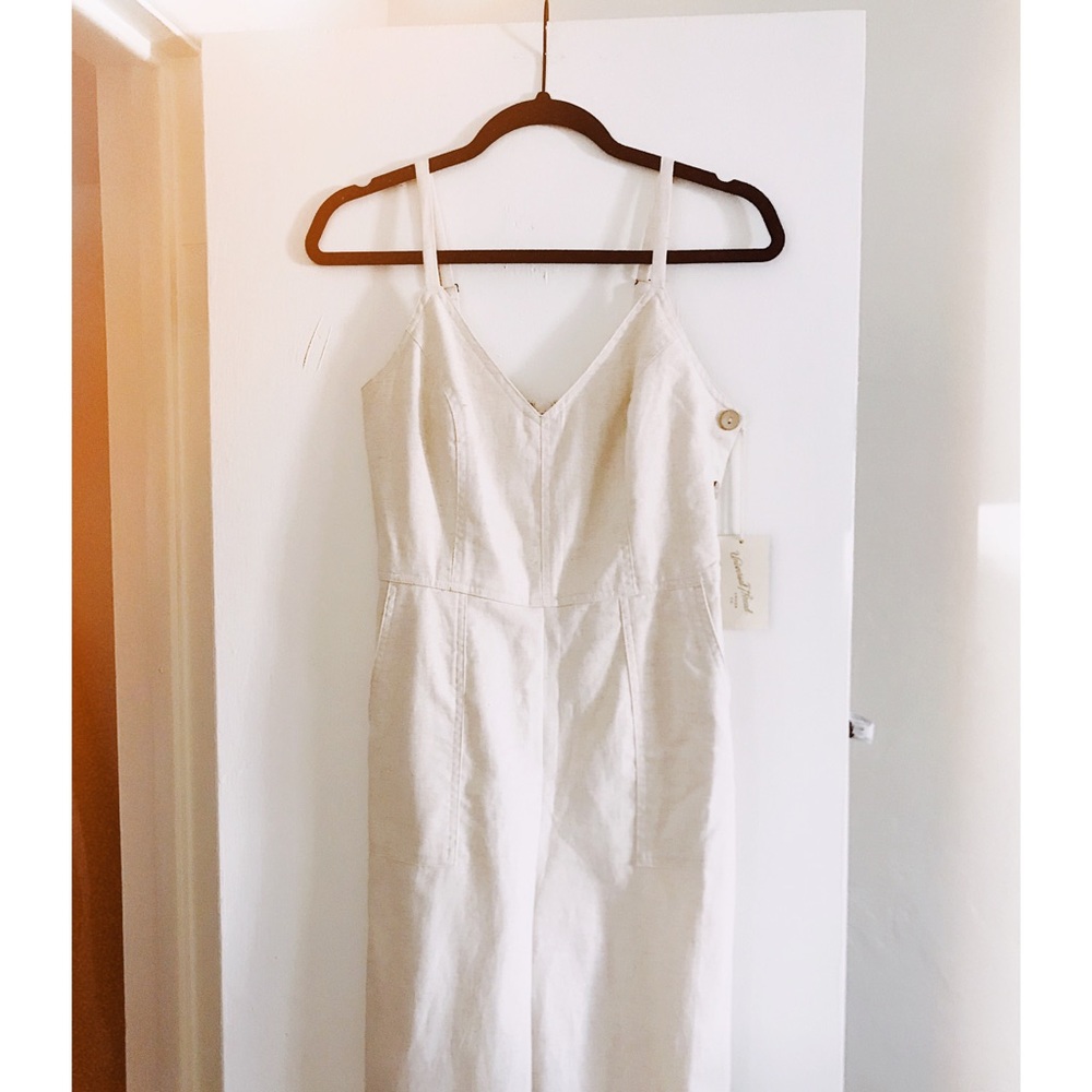 Chic Linen Artist Jumpsuit